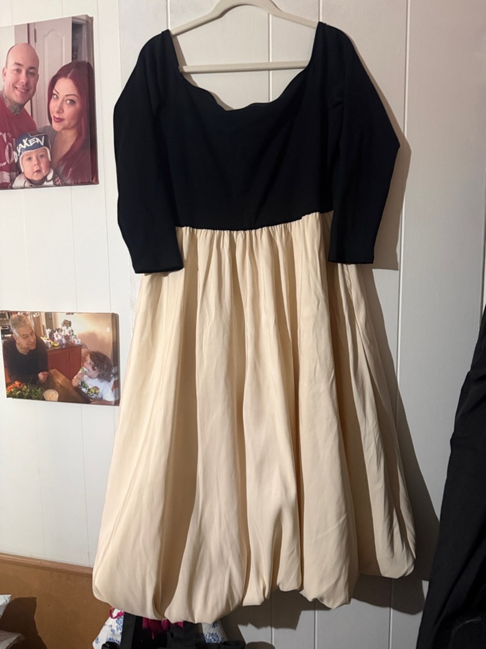 a new day Black Scoop Neck Dress
